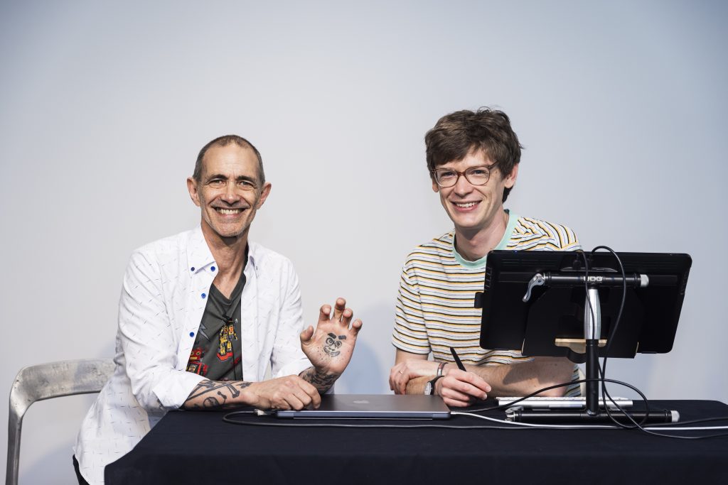 Andy Griffiths and Bill Hope